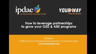 How to Leverage Partnerships to Grow Your GED & ABE Programs (Webinar)
