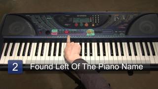 Finding Middle C for Basic Piano Chords : Piano Lessons