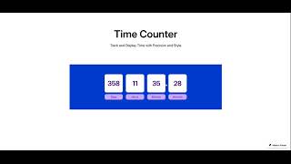 Framer Time Counter component l 🔥 | Create Countdown Timer with Free Components (2025)