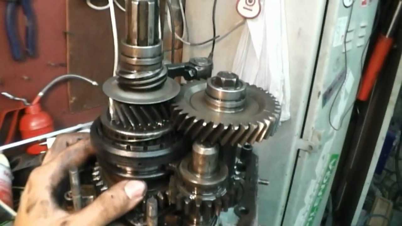 Сборка вторичного вала кпп ваз 2107 5 ступка нового образца