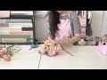 bridal bouquet wrapping tutorial by bunga penang 韩式花艺教学