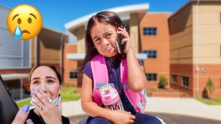 ELLE CALLS FROM SCHOOL CRYING... **SAD DAY**