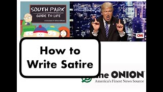 How to Write a Satire