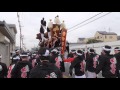 2015堺市だんじり祭り・南区美福連合、試験曳き　大庭寺③（平成27年9月22日）