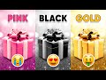 Choose Your Gift...! 🎁 Pink, Black or Gold 💗🖤⭐️ How Lucky Are You? 😱 Mouse Quiz