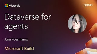 Dataverse for agents | OD813