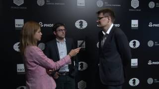 Day 8 Interview with GM Maxime Vachier Lagrave and GM Evgeny Tomashevsky