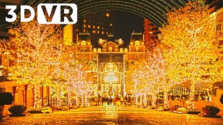 VR 180 video 3D 5.7K | Illuminations at Ebisu Garden Place, Tokyo, Japan