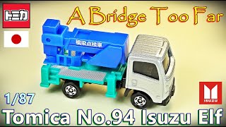 Tomica No.94 Isuzu Elf Bridge Inspection Vehicle Diecast Car 👍💖👍🌉🎌✨😍🥰🤩🌟