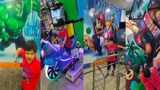 KIDS fun indoor | outdoor play ground | |#play Area,| Funland & dinner vlog| by Life passion with AH