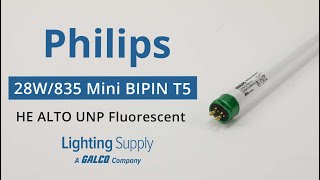 Philips 28W/835 Mini Bipin T5 HE ALTO UNP Linear Fluorescent Tube (927990683522)