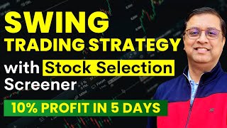 Swing Trading Strategy for Beginners [with Stock Selection Screener] | Best Swing Trading Strategy