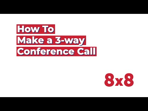 How to have a 3-Way Conference Call