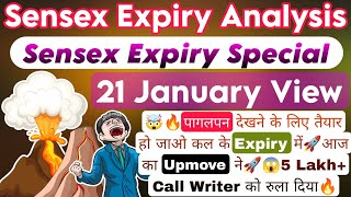 Sensex Expiry Day Strategy | Sensex Expiry Day Hero Zero Strategy \u0026 Sensex Prediction For 21st Jan