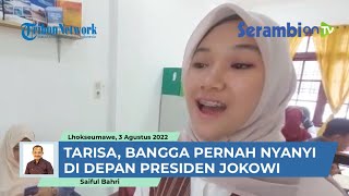 Pernah Bernyanyi Dihadapan Jokowi, Begini Perasaan Tarisa, Remaja Cantik Asal Aceh