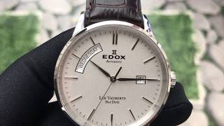 Xship.vn: EDOX Men's Les Vauberts Day Date Automatic Watch 83007-3-AIN