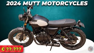 Mutt Motorcycles 2024 New Lineup Models with PRICES: Mushman, Mastiff, Razorback, Mongrel, Hilts