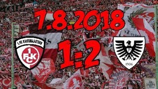 1. FC Kaiserslautern 1:2 SC Preußen Münster - 7.8.2018 - Unglaublich...