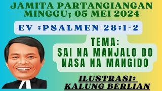 JAMITA PARTANGIANGAN. PSALMEN 28:1-2 SAI NA MANJALO DO NASA MANGIDO. MAZMUR 28:1-2