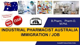 Industrial Pharmacist Australia| Immigration /Job | Australia PR for Pharmacists: Step-by-Step Guide