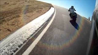 Thill crash turn 9. Ninja 250