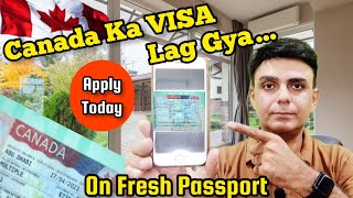 🇨🇦 Canada Visit VISA on Fresh Passport Without Travel History | Canadian Dream