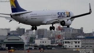 スカイマーク B737-800着陸 - Skymark Airlines B737-800 Landing(JA737Z)