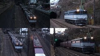 2016年 12月26・27日 EF64 1044号機 石炭列車代走！