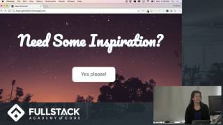 Stackathon Presentation: Inspo-Generator