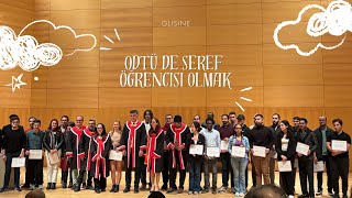 🎓 ODTÜ’de Şeref Öğrencisi Oldum! | Hazırlık ve Sahneye Çıkış Anım