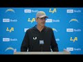 Jim Harbaugh On Takeaways From Chiefs Game | LA Chargers