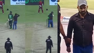 Shadab Khan's Fan Enter in Ground And Hug Him | Pakistan vs West Indies | 2nd ODI 2022 | PCB | MO2L