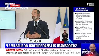 Plan de déconfinement: revoir la conférence de presse d'Édouard Philippe en intégralité