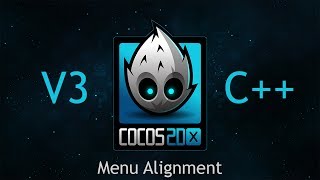 Cocos2d-x v3 C++ Tutorial 46 - Menu Alignment