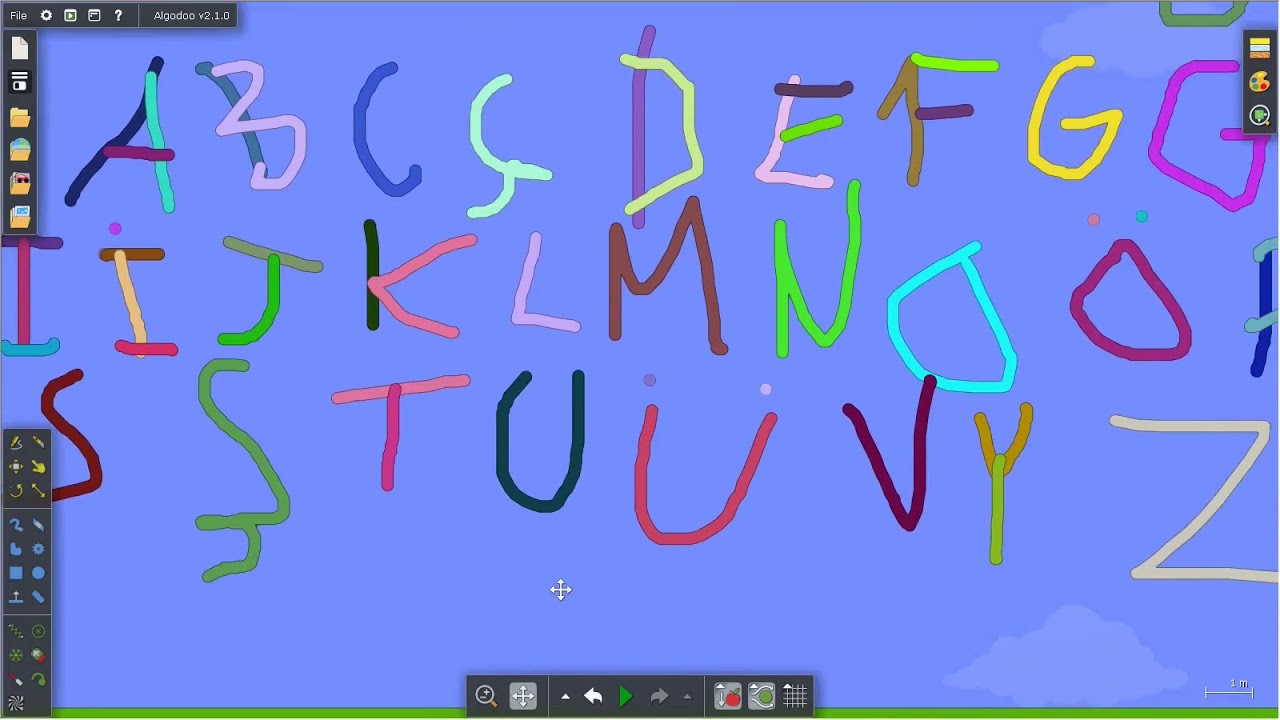 Turkish Alphabet Song (Algodoo) - YouTube