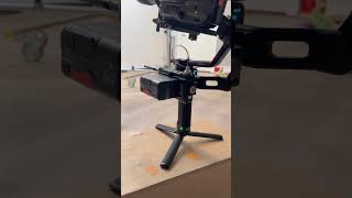 Sony FX6 rigged on a DJI RS3 Pro Gimbal with a Hollyland 400s wireless video transmitter