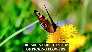 DREAM INTERPRETATION -- HAVE YOU EVER DREAMT AND FOUND YOURSELF PICKING FLOWERS?