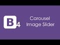 Bootstrap 4 Carousel Image Slider - HTML5 and CSS3 Tutorial