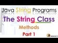 92 Java String Class Methods Part 1 |