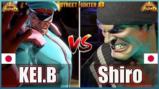 Street Fighter 6 🔥 KEI.B (M Bison)  Vs  しろ=ろ Shiro (RYU) 🔥Best Room Match🔥High Level Gameplay