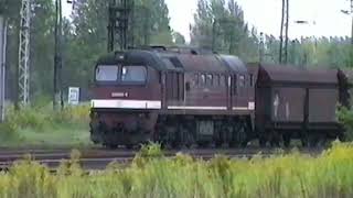 Alltag der Deutschen Reichsbahn 1992 in Neukieritzsch