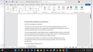 MICROSOFT WORD 365 EDITING TOOL