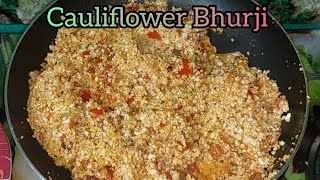 Cauliflower bhurji 🥦😁| Gobi bhurji recipe 😋 #gobirecipes #sidedish