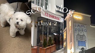 【 seoul vlog 】4泊5日 韓国旅行part1🇰🇷💖Day1-2 | 出国 | ソウル駅| 明洞 | 弘大 | 高速ターミナル | 漢江公園 | 鐘路3街 |