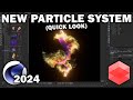 Cinema 4d 2024.4.0: New Particle Systems Quick Look!