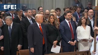 El presidente Trump inicia su segundo mandato con una misa en la catedral de Washington