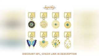 Hapiship 2024 New Fashion Women's Butterfly Heart Eye Italian Charms Links Fit 9mm Stainless Steel B