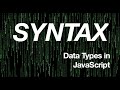 Data Types in JavaScript
