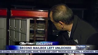 Video: Another Canada Post community mailbox left unlocked in Mississauga