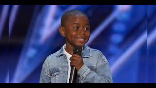 Hilarious Comedy br Dad and son Gerald and Hunter Kelly on AGT Stage 2021 #AGT #Americansgottalent